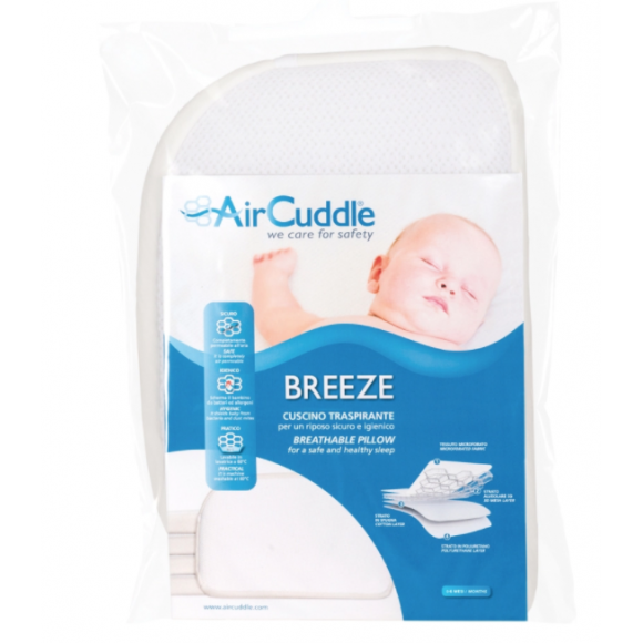 Płaska poduszka do wózka dla dzieci - antypotowa i oddychająca - BREEZE AirCuddle